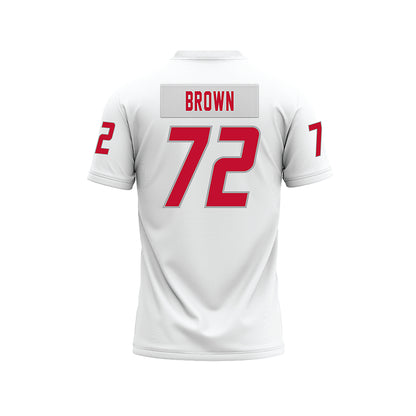 New Mexico - NCAA Football : Nevell Brown - White Premium Football Jersey-1