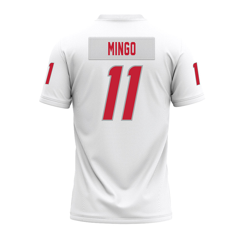 New Mexico - NCAA Football : Massiah Mingo - White Premium Football Jersey-1