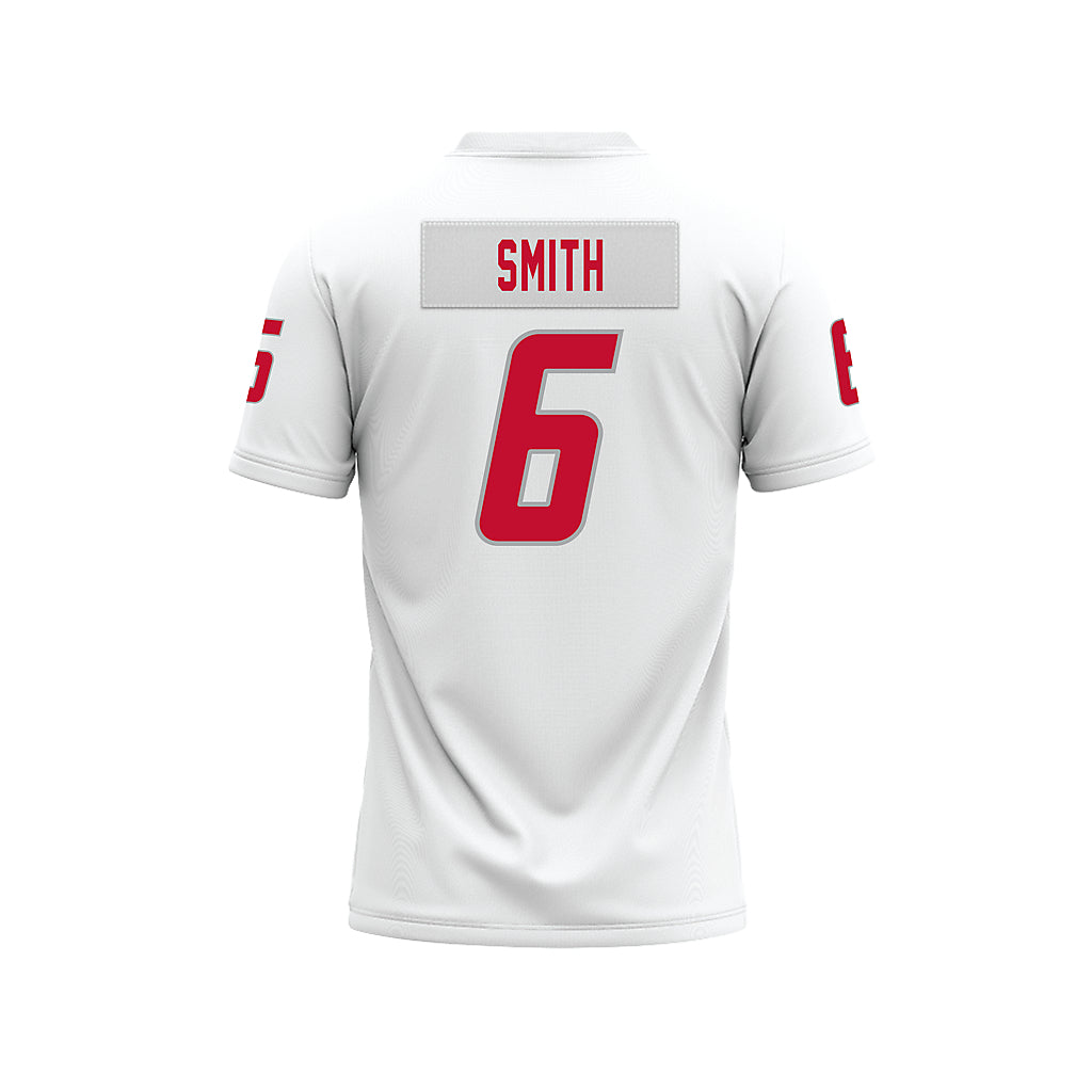New Mexico - NCAA Football : Zhaiel Smith - White Premium Football Jersey-1