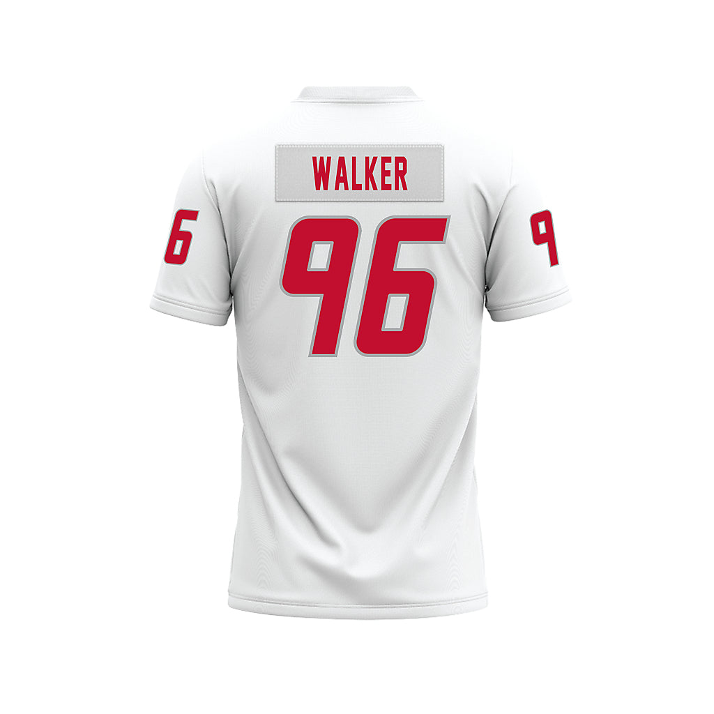 New Mexico - NCAA Football : Garrison Walker - White Premium Football Jersey-1