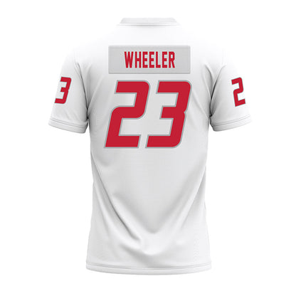 New Mexico - NCAA Football : Nick Wheeler - White Premium Football Jersey-1