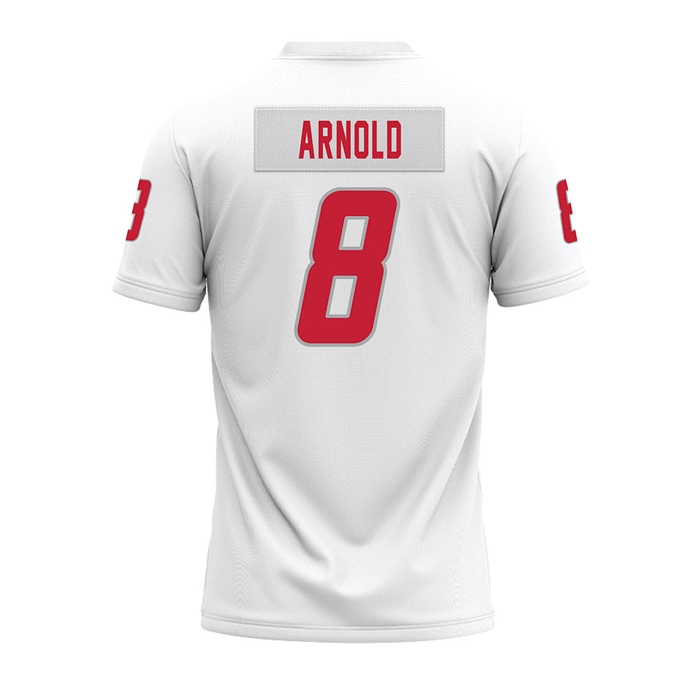 New Mexico - NCAA Football : Ormanie Arnold - White Premium Football Jersey-1