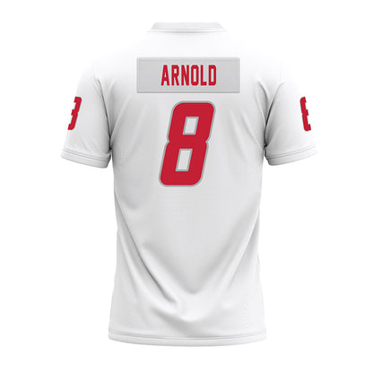 New Mexico - NCAA Football : Ormanie Arnold - White Premium Football Jersey-1