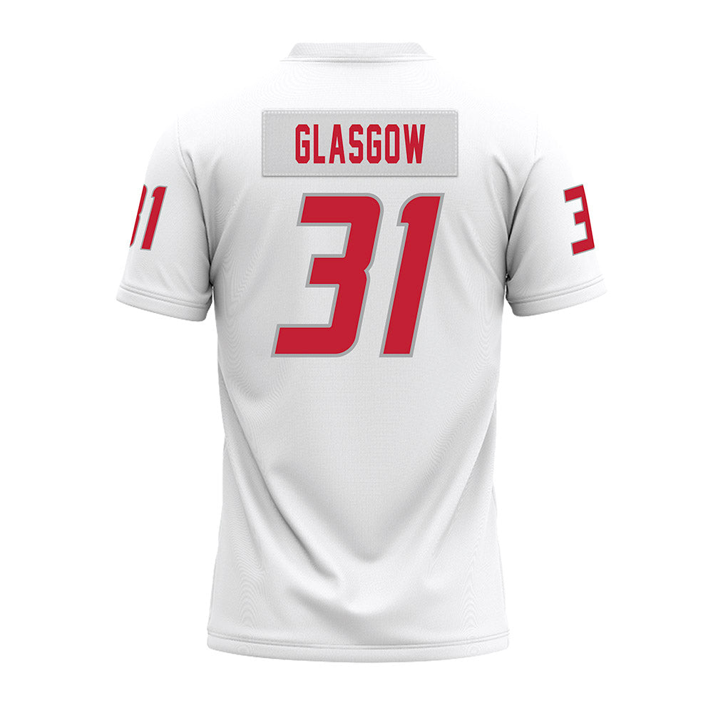 New Mexico - NCAA Football : Grant Glasgow - White Premium Football Jersey-1