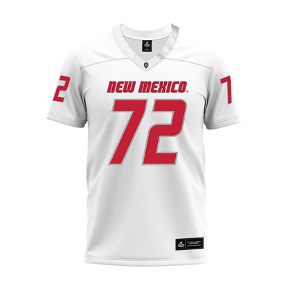 New Mexico - NCAA Football : Nevell Brown - White Premium Football Jersey-0