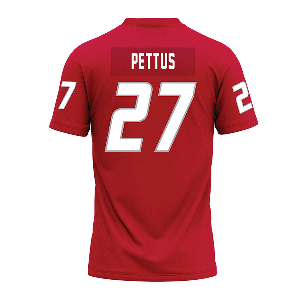 New Mexico - NCAA Football : Thomas-James Pettus - Red Premium Football Jersey-1