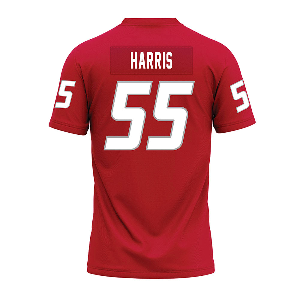 New Mexico - NCAA Football : Elvin Harris - Red Premium Football Jersey-1