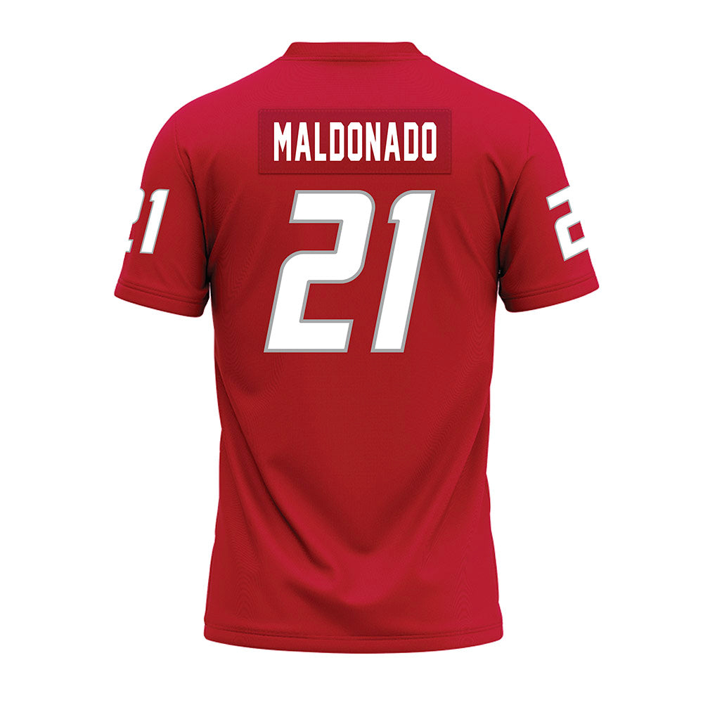 New Mexico - NCAA Football : Jacob Maldonado - Red Premium Football Jersey-1