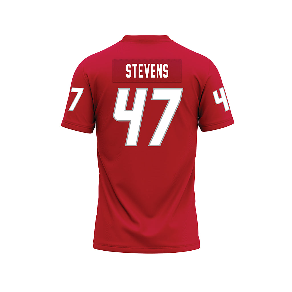 New Mexico - NCAA Football : Marcus Stevens - Red Premium Football Jersey-1