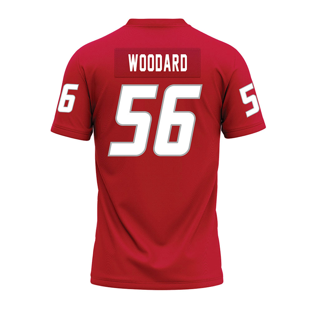 New Mexico - NCAA Football : Sa'Kylee Woodard - Red Premium Football Jersey-1