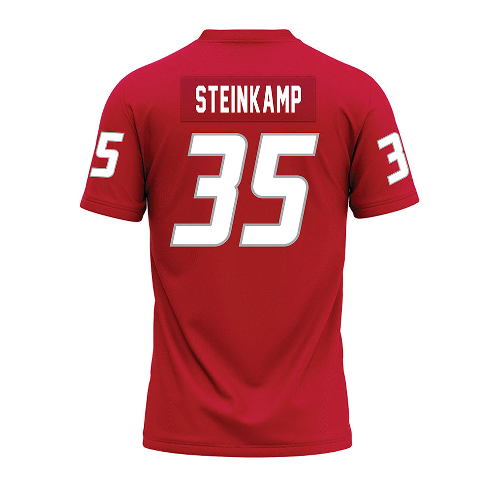 New Mexico - NCAA Football : Charles Steinkamp - Red Premium Football Jersey-1