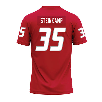 New Mexico - NCAA Football : Charles Steinkamp - Red Premium Football Jersey-1