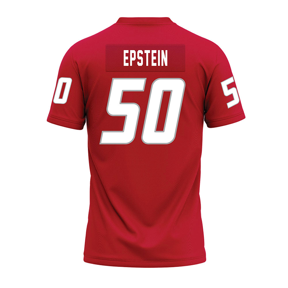 New Mexico - NCAA Football : Lincoln Epstein - Red Premium Football Jersey-1