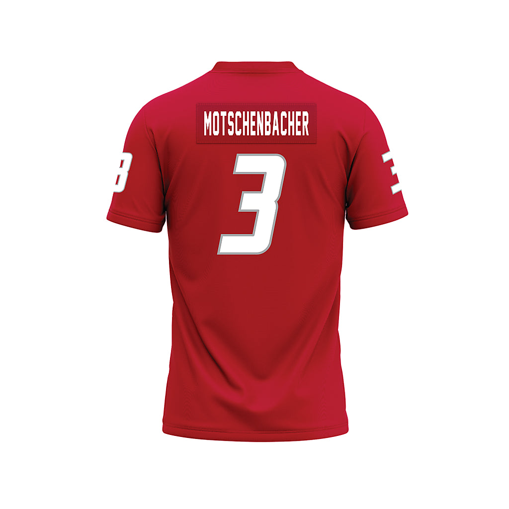 New Mexico - NCAA Football : Gabriel Motschenbacher - Red Premium Football Jersey-1