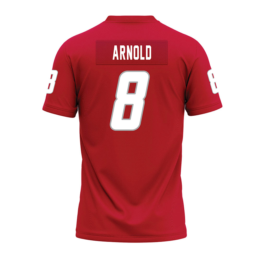 New Mexico - NCAA Football : Ormanie Arnold - Red Premium Football Jersey-1