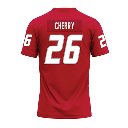 New Mexico - NCAA Football : KJ Cherry - Red Premium Football Jersey-1