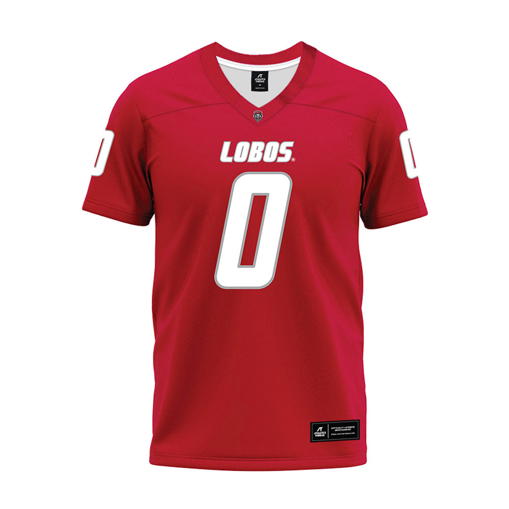 New Mexico - NCAA Football : Austin Brawley - Red Premium Football Jersey-0