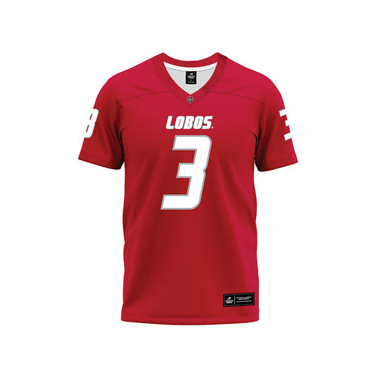 New Mexico - NCAA Football : Gabriel Motschenbacher - Red Premium Football Jersey-0