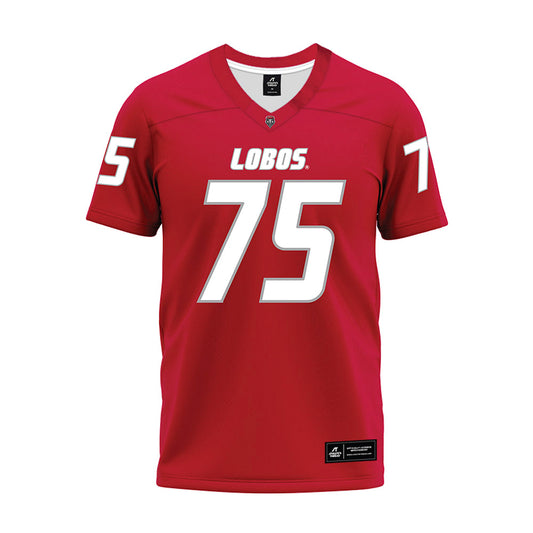 New Mexico - NCAA Football : Ty Gates - Red Premium Football Jersey-0