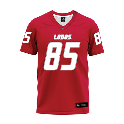 New Mexico - NCAA Football : Simon Mapa - Red Premium Football Jersey-0