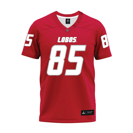 New Mexico - NCAA Football : Simon Mapa - Red Premium Football Jersey-0