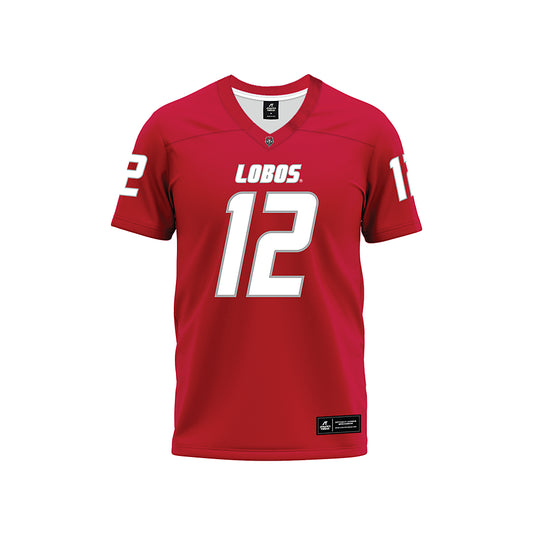 New Mexico - NCAA Football : Drew Speech - Red Premium Football Jersey-0