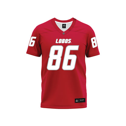 New Mexico - NCAA Football : D'Angelo Mayes - Red Premium Football Jersey-0