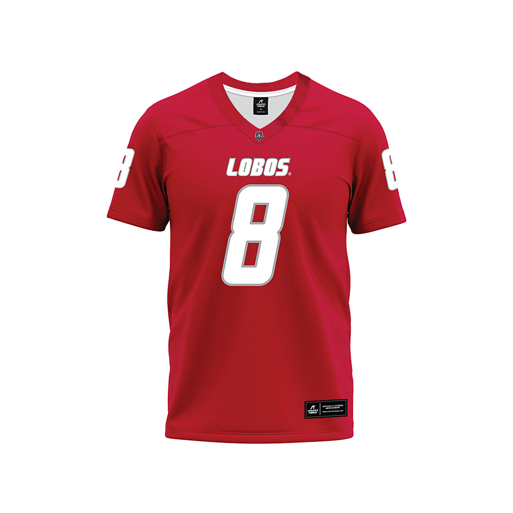 New Mexico - NCAA Football : Ormanie Arnold - Red Premium Football Jersey-0