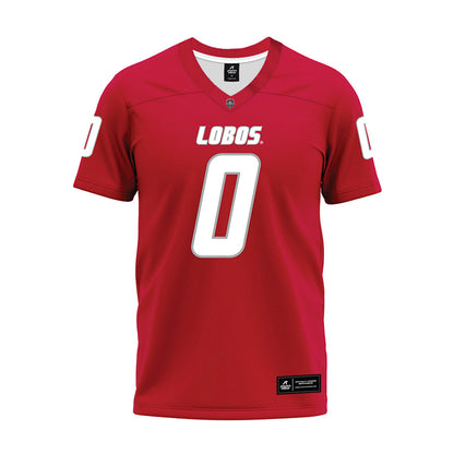 New Mexico - NCAA Football : Miles Williams - Red Premium Football Jersey-0