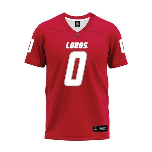 New Mexico - NCAA Football : Miles Williams - Red Premium Football Jersey-0