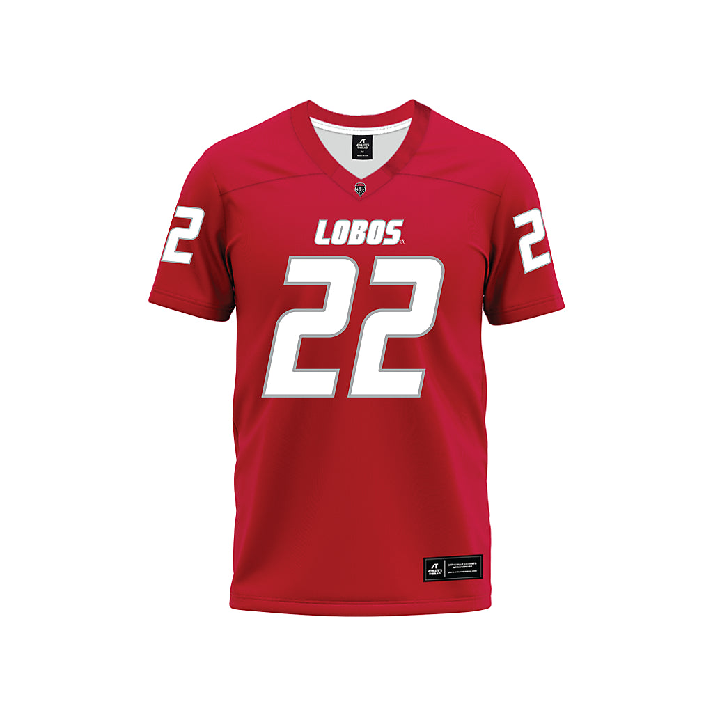 New Mexico - NCAA Football : Scottre Humphrey - Red Premium Football Jersey-0