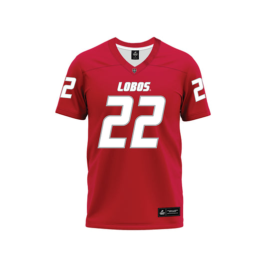 New Mexico - NCAA Football : Scottre Humphrey - Red Premium Football Jersey-0