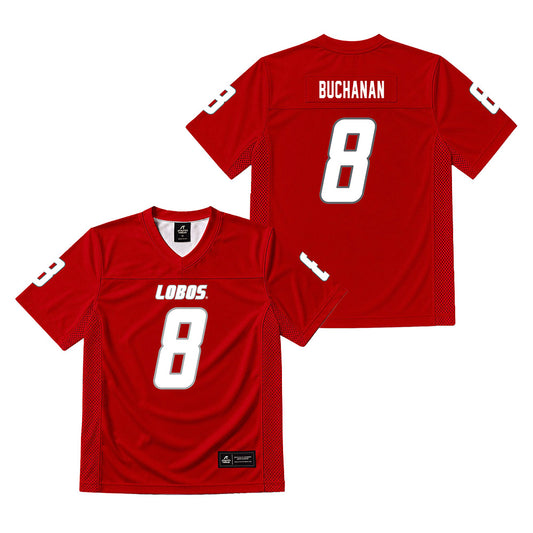 New Mexico - NCAA Football : Deshaun Buchanan - Red Football Jersey -0