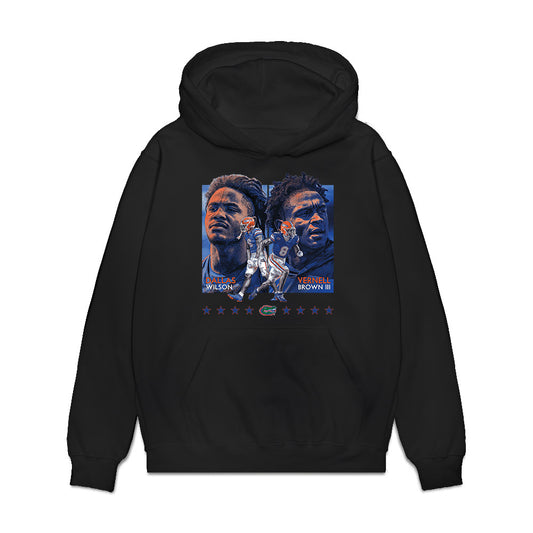 Florida - NCAA Football : Dallas Wilson - Collage Premium Hooded Sweatshirt-0