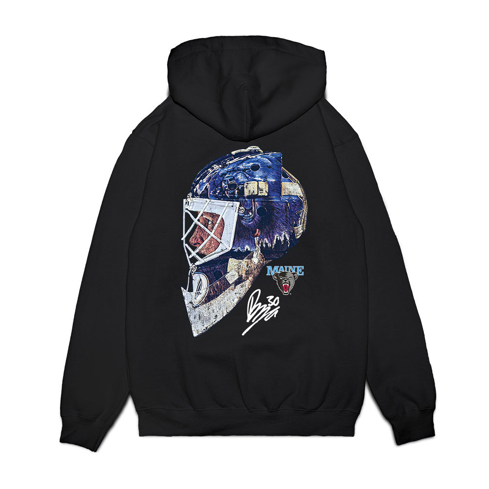 Maine - NCAA Men's Ice Hockey : Albin Boija - Game Face Premium Hooded Sweatshirt-1