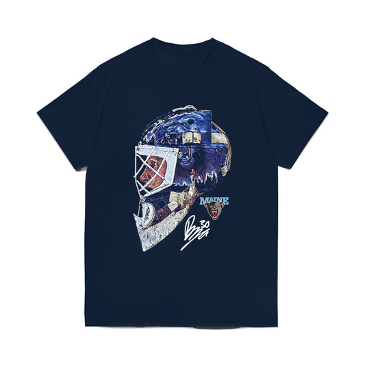 Maine - NCAA Men's Ice Hockey : Albin Boija - Game Face Comfort Colors T-Shirt-0