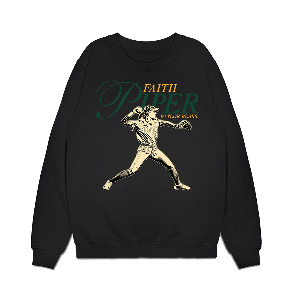 Baylor - NCAA Softball : Faith Piper - Legacy Premium Crewneck Sweatshirt-0
