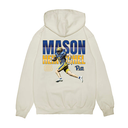 Pittsburgh - NCAA Football : Mason Heintschel - Graphic Tee Premium Hooded Sweatshirt-1