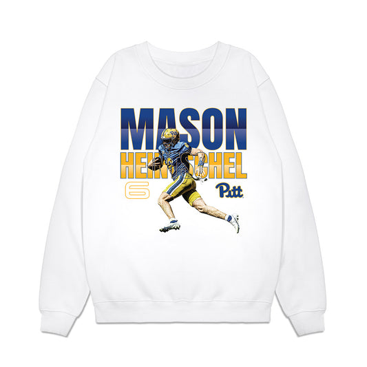Pittsburgh - NCAA Football : Mason Heintschel - Graphic Tee Premium Crewneck Sweatshirt-0