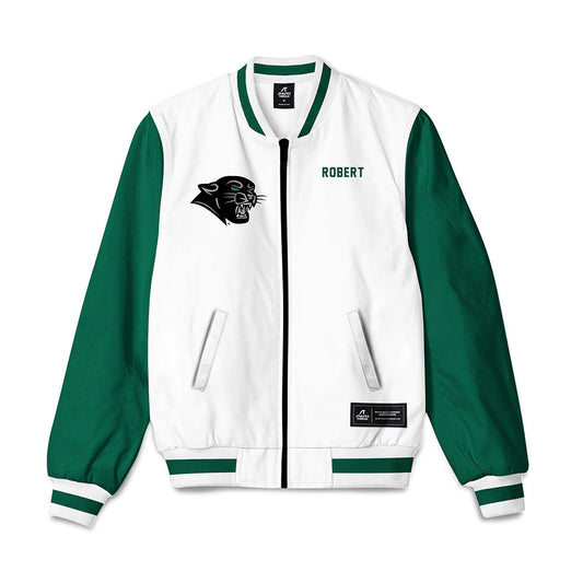 Plymouth State - NCAA Men's Track & Field : Isaac Robert - Bomber Jacket-0