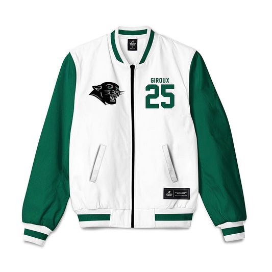 Plymouth State - NCAA Men's Soccer : Alex Giroux - Bomber Jacket-0