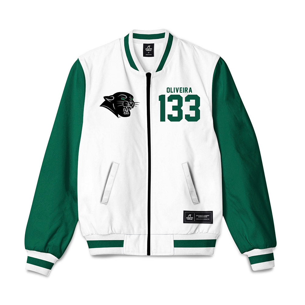 Plymouth State - NCAA Wrestling : Jacob Oliveira - Bomber Jacket-0
