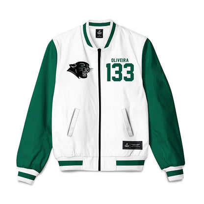 Plymouth State - NCAA Wrestling : Jacob Oliveira - Bomber Jacket-0