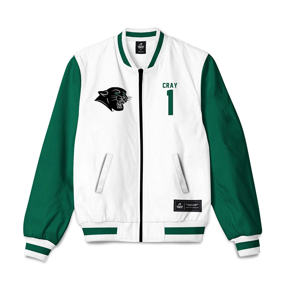 Plymouth State - NCAA Softball : Ariana Cray - Bomber Jacket-0