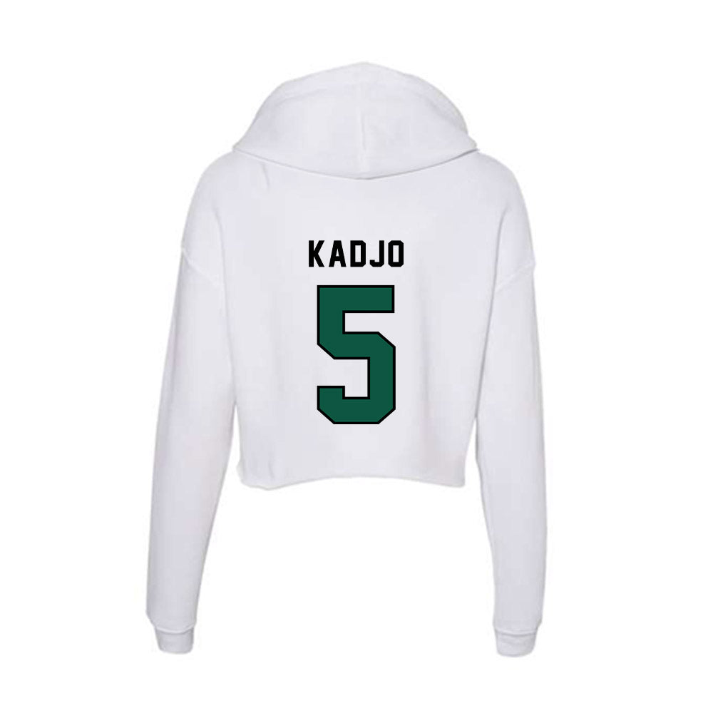 Plymouth State - NCAA Men's Soccer : Koffi Kadjo - Women's Crop Fleece Hoodie-1