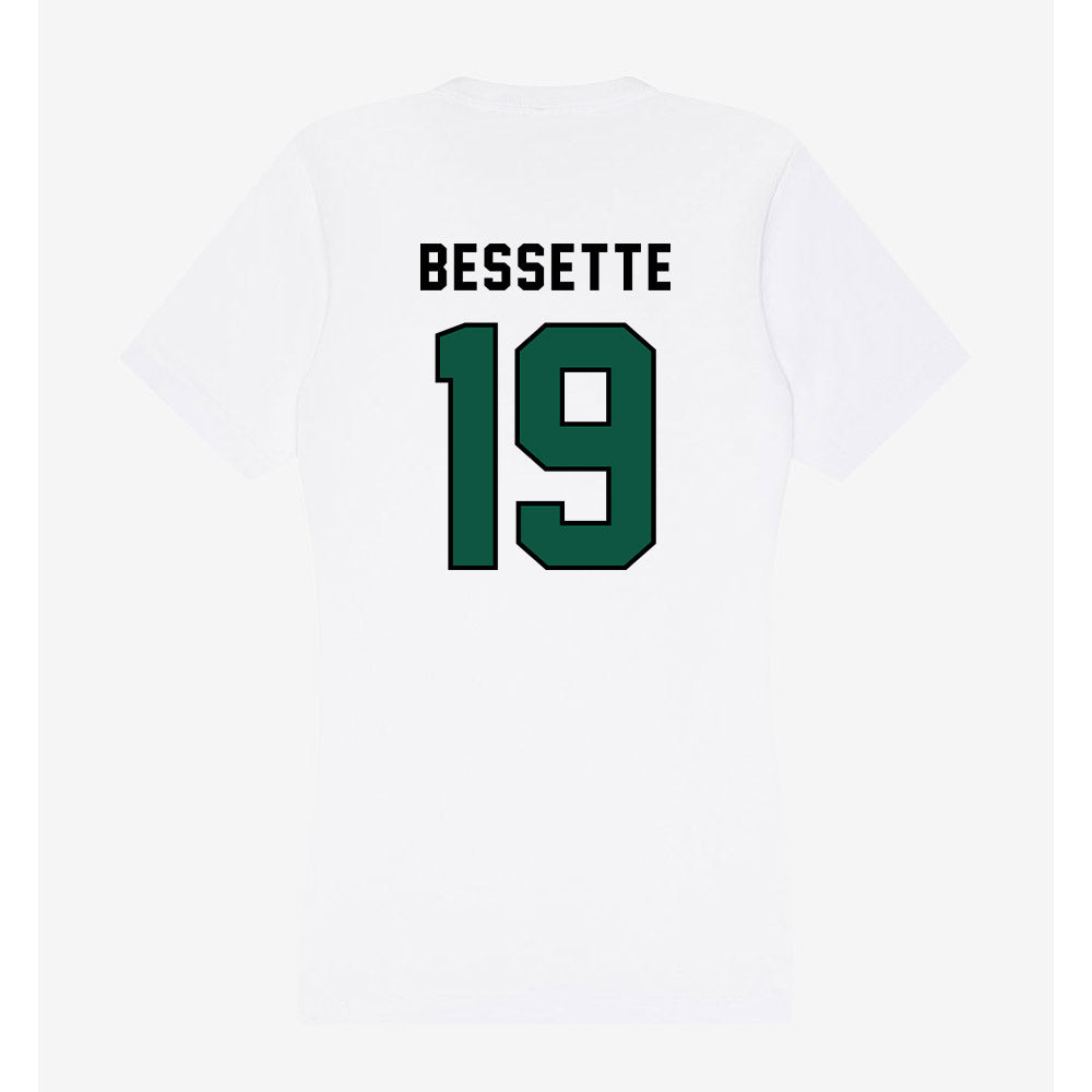 Plymouth State - NCAA Softball : Emily Bessette - Women's V-Neck T-Shirt-1