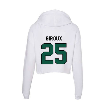 Plymouth State - NCAA Men's Soccer : Alex Giroux - Women's Crop Fleece Hoodie-1