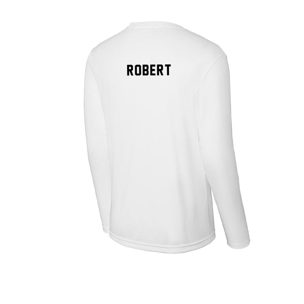 Plymouth State - NCAA Men's Track & Field : Isaac Robert - Activewear Long Sleeve T-Shirt-1