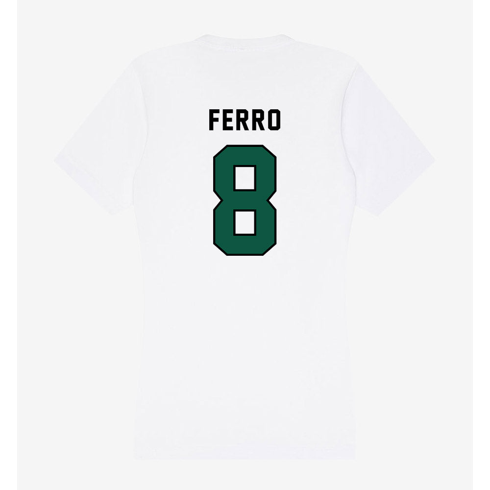 Plymouth State - NCAA Men's Soccer : Nick Ferro - Women's V-Neck T-Shirt-1