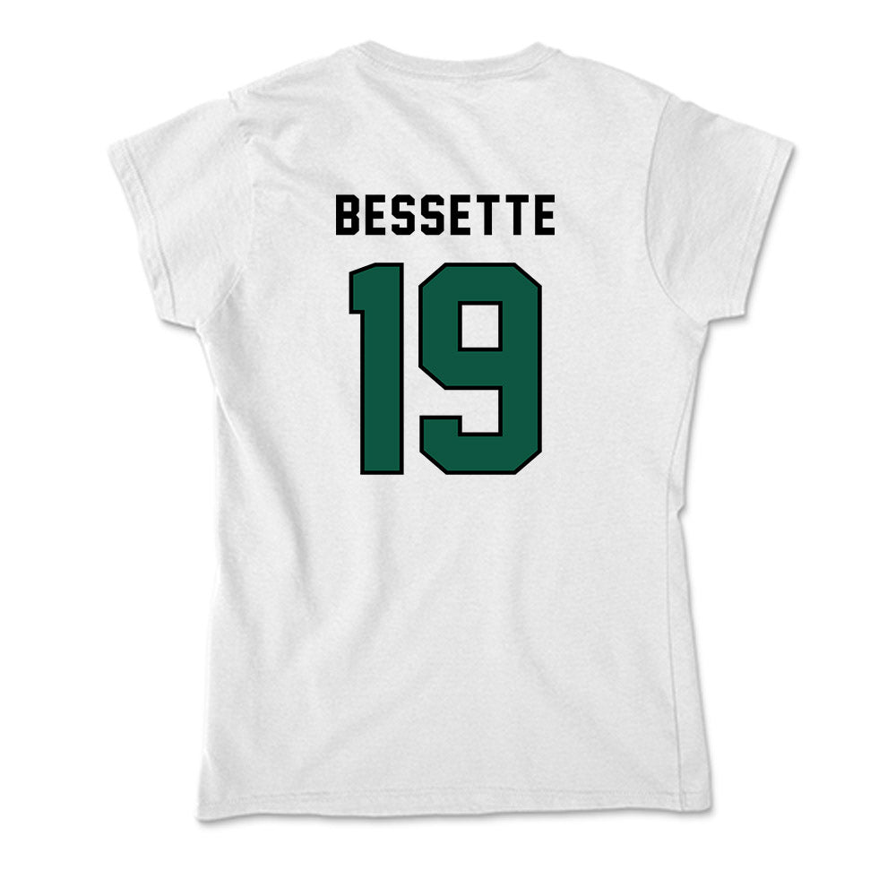 Plymouth State - NCAA Softball : Emily Bessette - Soft Style Women’s T-Shirt-1